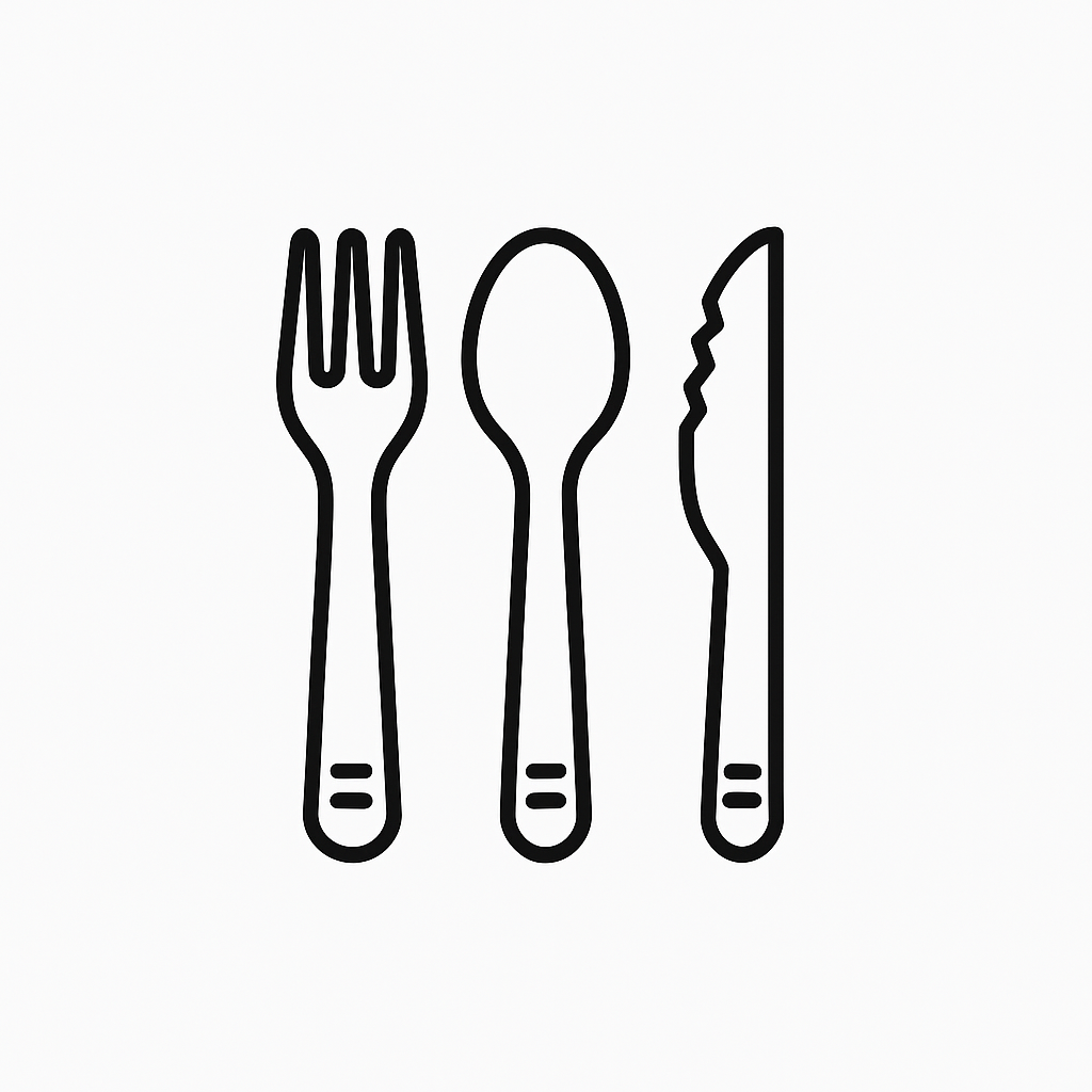 Bamboo utensil sets