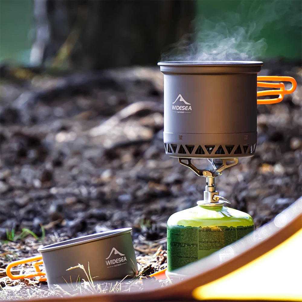 Widesea Camping 1.3L 2.3L Cookware Outdoor