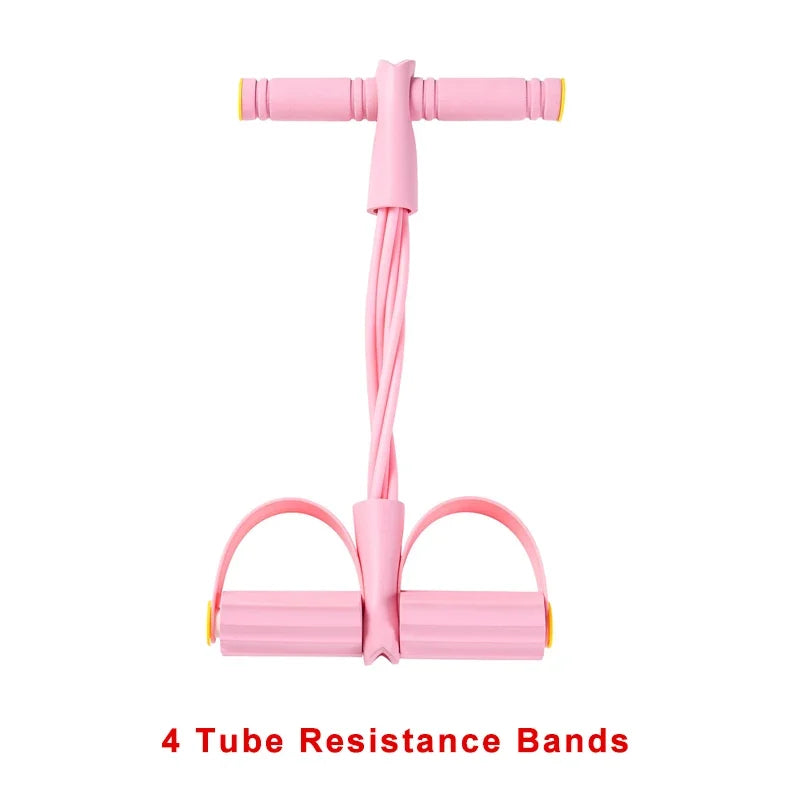 4-Level Resistance Band Tensioner with Non-Slip Handles