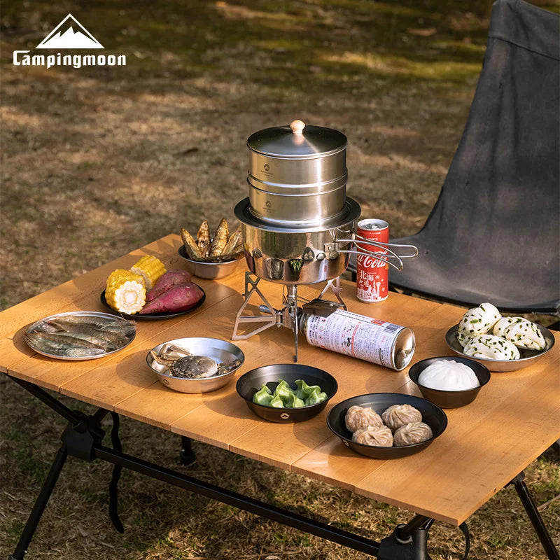 CAMPINGMOON S363/S363-2S Outdoor Cookware Set