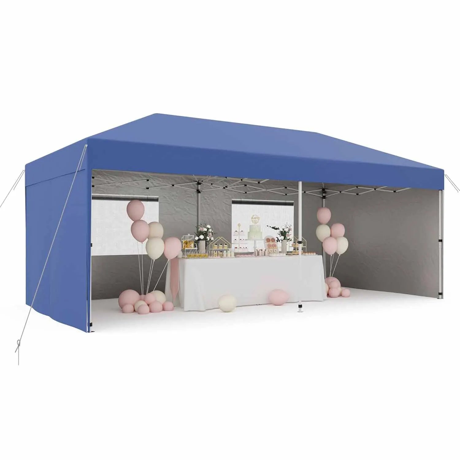 10x20 FT Pop-Up Canopy Tent with 210D Oxford Fabric