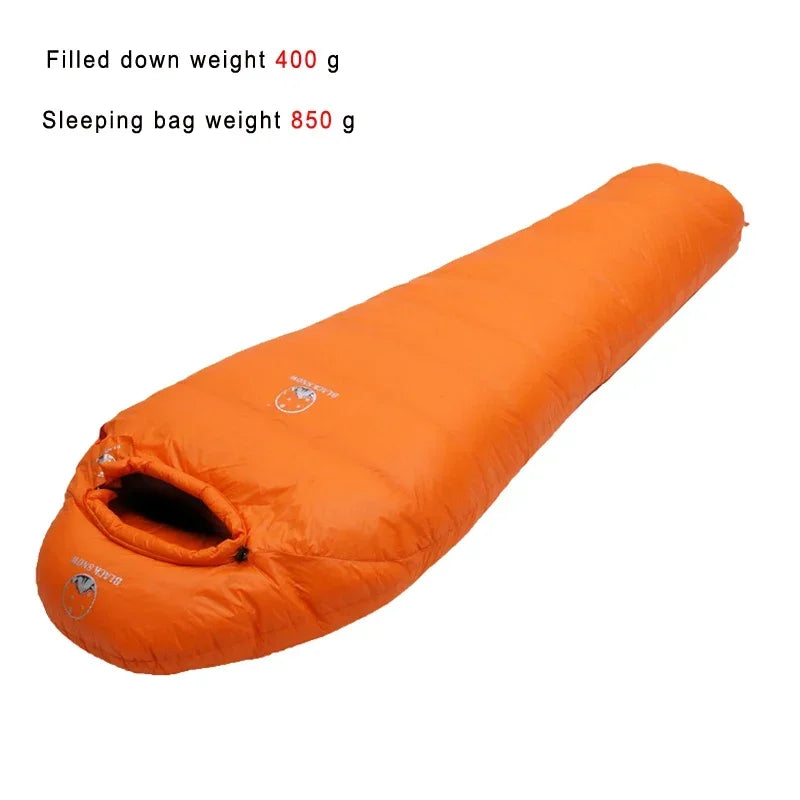 Very Warm White Goose Down Filled Adult Mummy Style