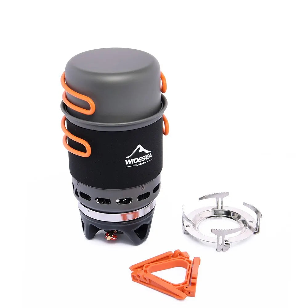 Widesea Camping Cooking System with Heat Exchanger