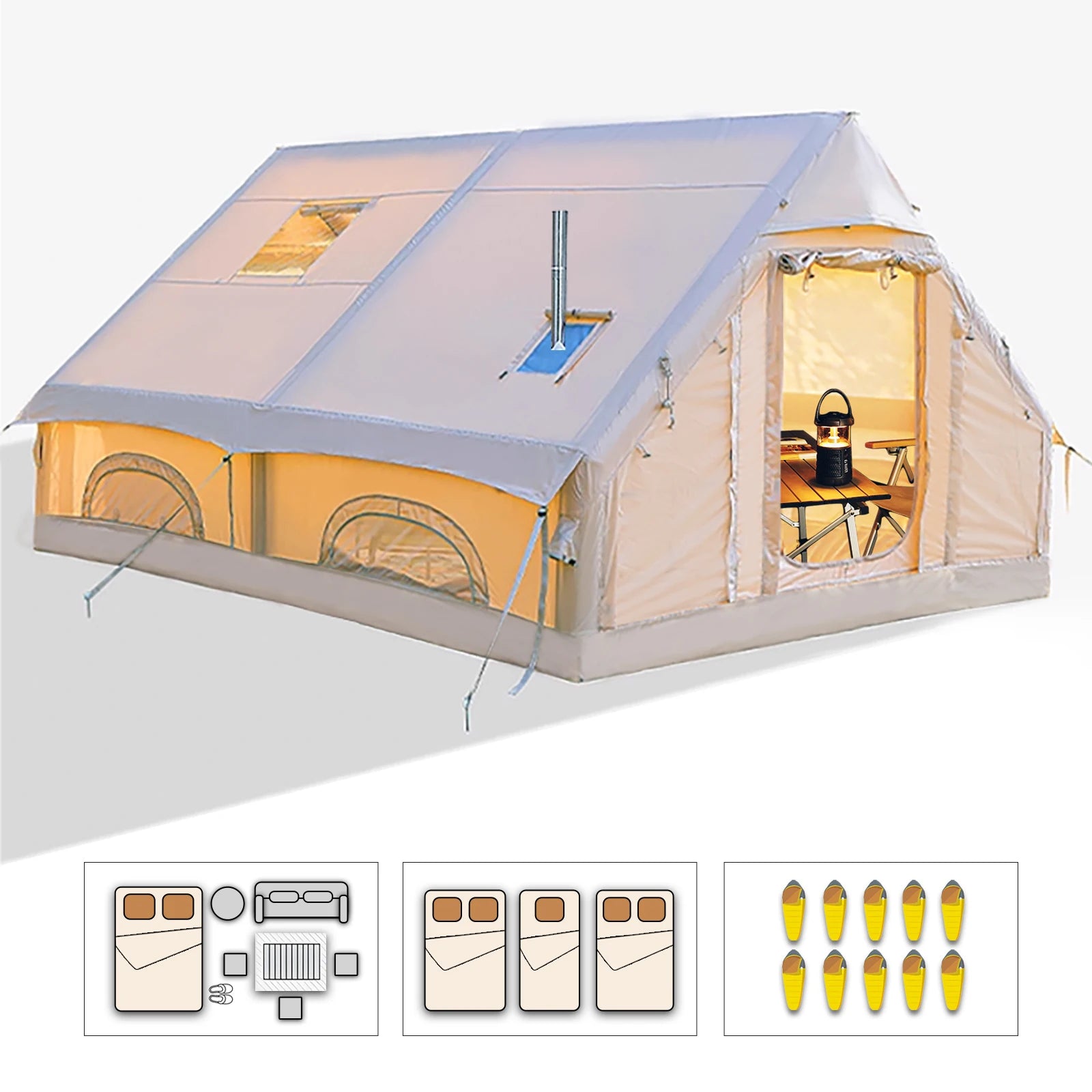 Inflatable Tents for Camping,Large Inflatable Camping Tent