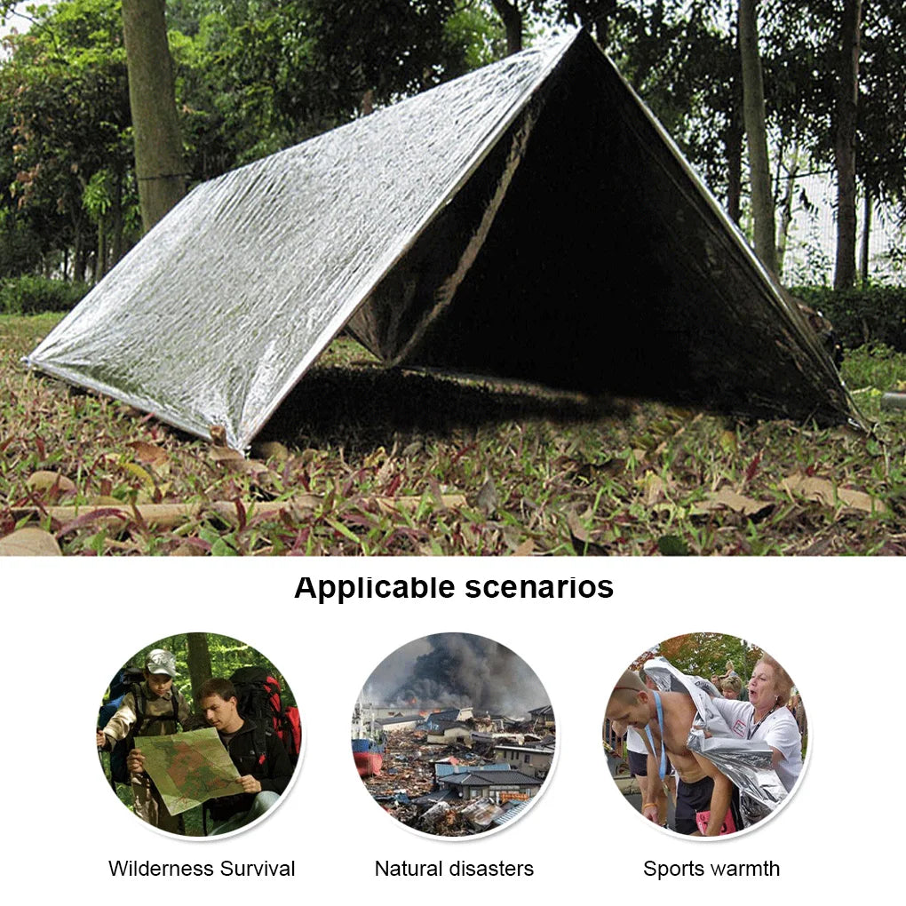 Emergency Blanket Outdoor Cold-proof Survival Thermal Cover
