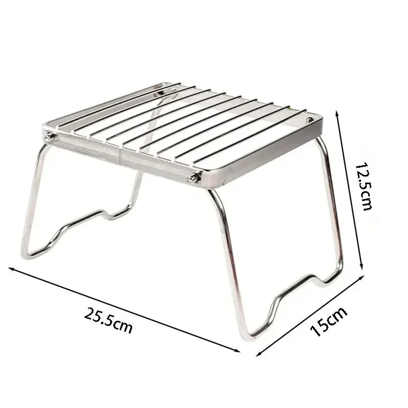 Multifunction Folding Campfire Grill Stand Tourism Portable Camping Grill