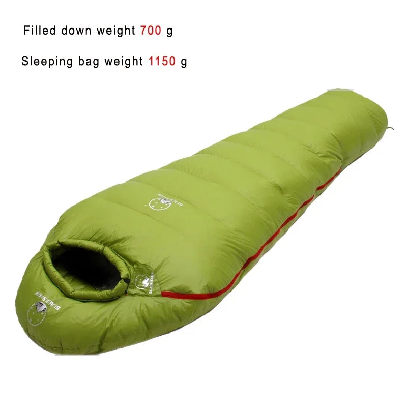 Very Warm White Goose Down Filled Adult Mummy Style