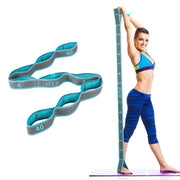 Elastic Yoga Stretching Strap with Loops, Stretch Strap