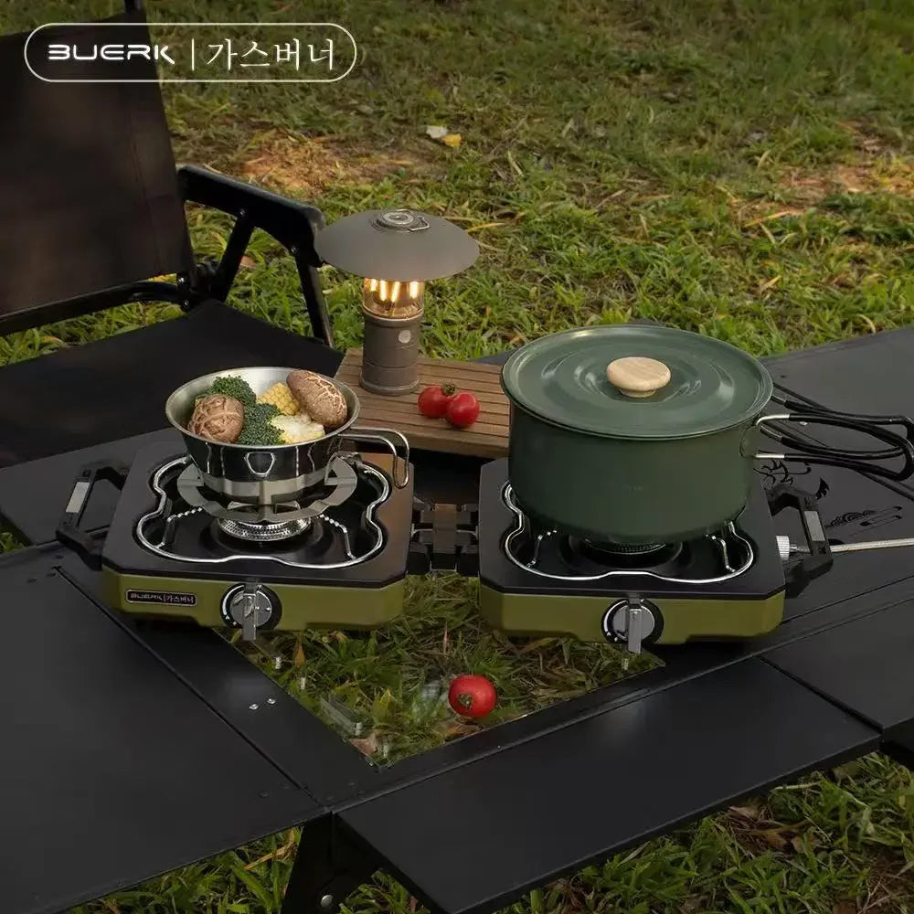 BUERK Camping Stove Double Burner