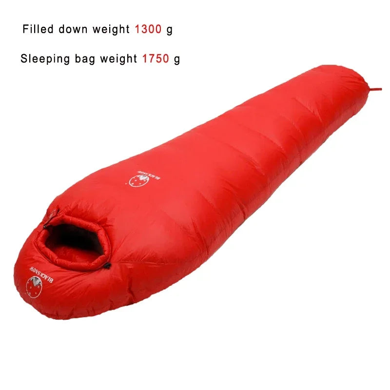 Very Warm White Goose Down Filled Adult Mummy Style