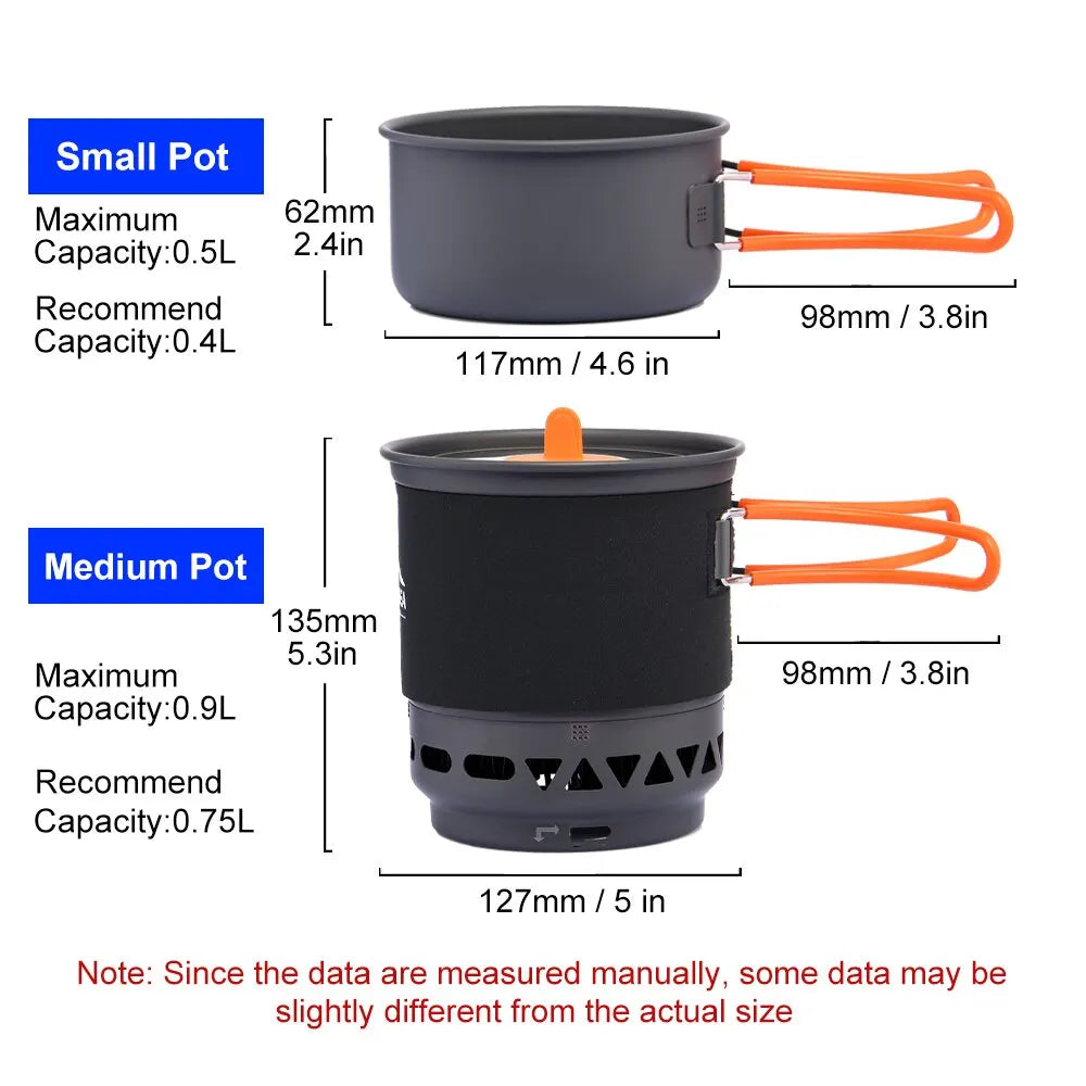 Widesea Camping Cooking System with Heat Exchanger