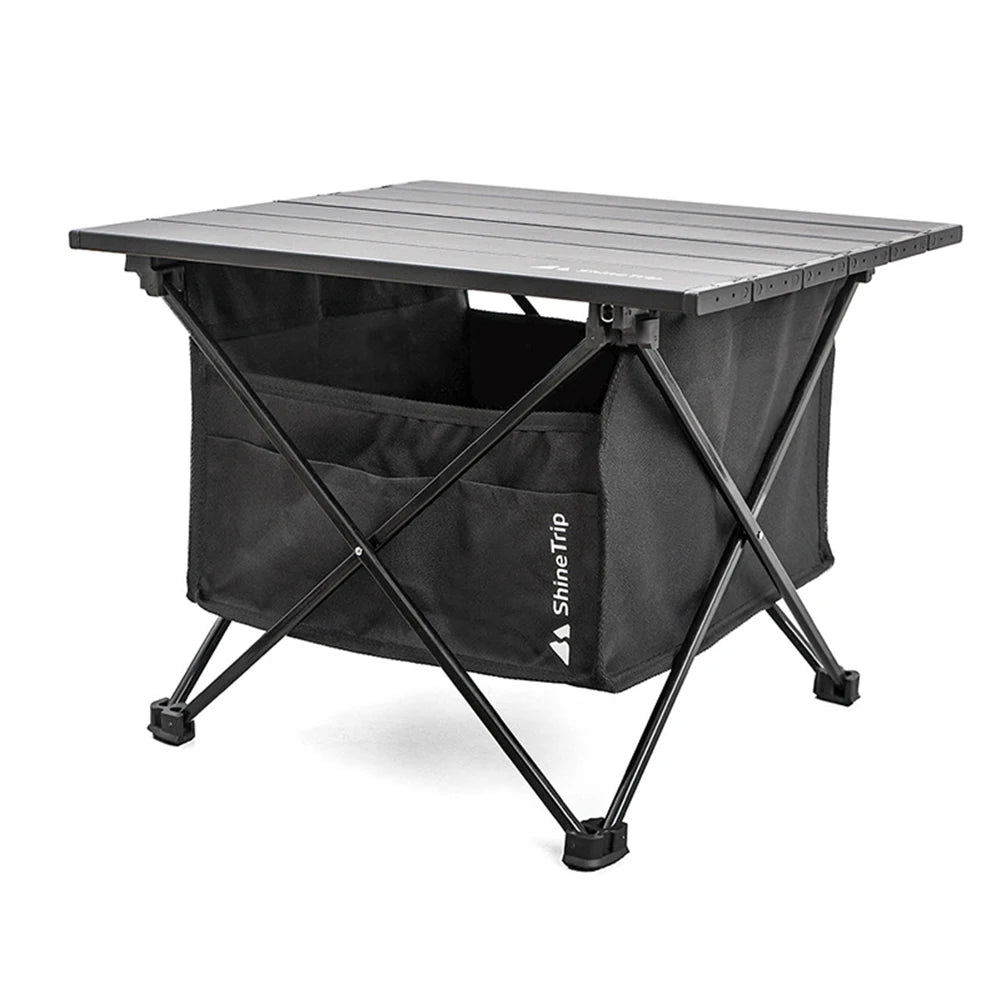Outdoor Camping Storage Bag Large Capacity 600D Waterproof Oxford Foldable Bag with Front Pocket for Beach Table Accessories
