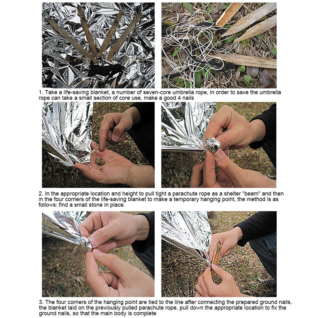 Emergency Blanket Outdoor Cold-proof Survival Thermal Cover