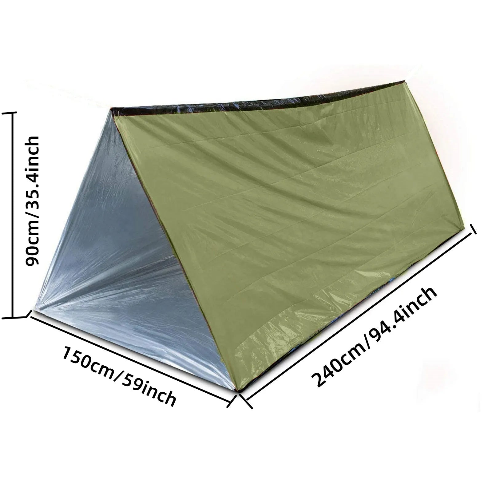 2 Person Emergency Shelter Bivy Survival Tent
