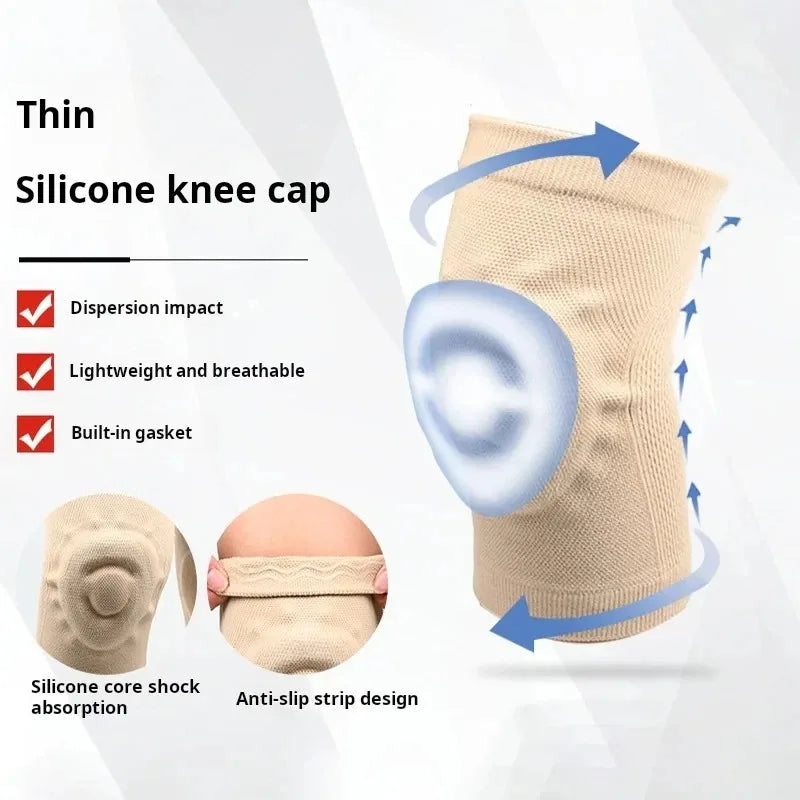 1Pcs Silicone Knee Pads Fitness Dance Skating Sport and fitness pads