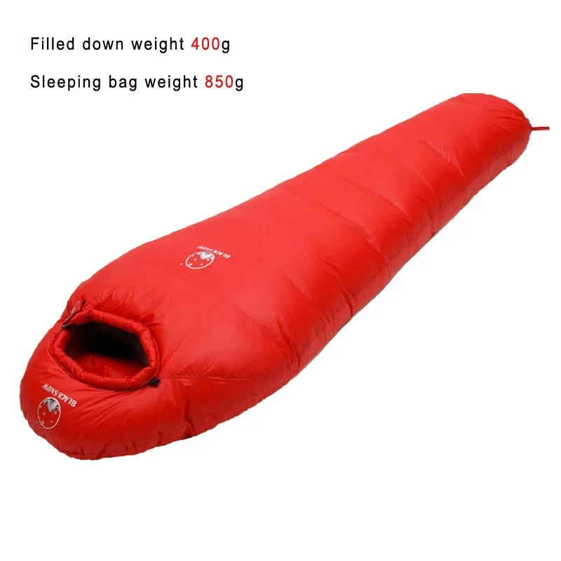 Very Warm White Goose Down Filled Adult Mummy Style
