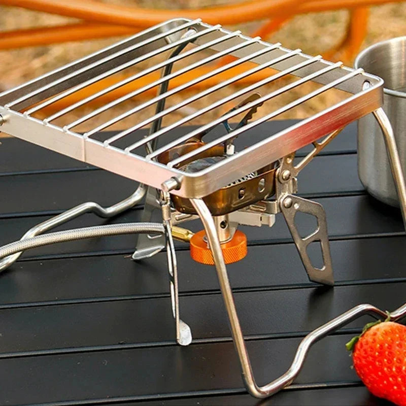 Multifunction Folding Campfire Grill Stand Tourism Portable Camping Grill